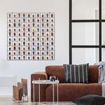 Painel Grade de Carinhas com 100 pçs.