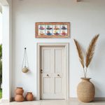 Painel Grade de Barquinhos - Com Moldura 10 Pçs. 0,45 x 0,98 M.