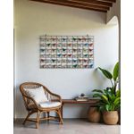 Painel Grade de Pássaros 60 pçs. - 60 x 100 CM.