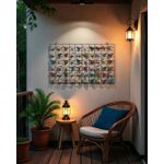 Painel Grade de Pássaros 60 pçs. - 60 x 100 CM.