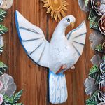 Painel Talha Divino Flores - Pinho de Riga 