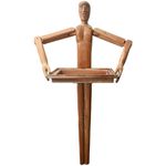 Escultura de parede “Boneco com bandeja” - 164 x 86