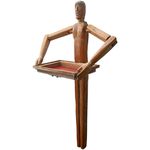 Escultura de parede “Boneco com bandeja” - 164 x 86