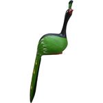 Escultura de Pavão Verde - Lado Direito 