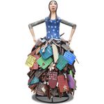 Luminária Escultura Boneca - Saia Mensagens