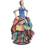 Luminária Escultura Boneca - Saia Mensagens