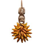 Escultura de Macaco com Cacho de Banana