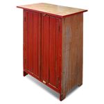 Armarinho Porta Ripada - Vermelho 82 cm x 46 cm