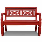 Banco de Madeira - Vermelho