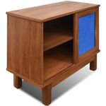 Buffet Porta de Correr Metálica - Azul