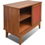 Buffet Porta de Correr Metálica - Vermelho