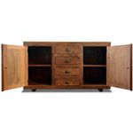 Buffet Quatro Gavetas Madeira Natural - 150 x 47 CM. 