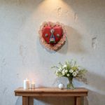 Coração Nossa Senhora - Escultura de Parede 