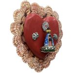 Coração Nossa Senhora - Escultura de Parede 