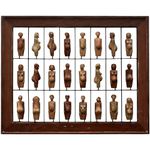 Painel Grade de Corpos com 24 pçs - Com Moldura