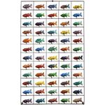 Painel Grade de Peixes com 60 pçs. 