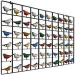 Painel Grade de Pássaros 60 pçs. - 60 x 100 CM.