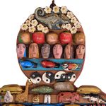 Painel Talha Buda com Apliques II - Coleção Tiras Toti 
