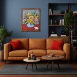 Ânfora com flores e coelho - Coleção Ânforas Toti 