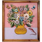 Ânfora com flores e lagartixa - Coleção Ânforas Toti 