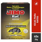 JIMO RAT TUBO C/ 40 SACHES DE 25GR