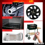 Tinta Spray Alta Temperatura Colorart 300ml + 600° Graus Todas as cores