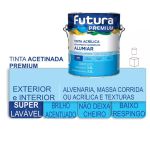 Tinta Acrílica Semibrilho Lavável Alumiar Futura 3,6l