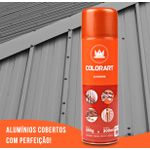 Tinta Spray Aluminis Portas E Portões Colorart 300ml Cores