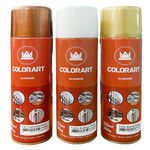 Tinta Spray Aluminis Portas E Portões Colorart 300ml Cores