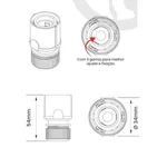 ENGATE RAPIDO PLASTICO 1/2 GARDEN 12340E 