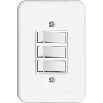  INTERRUPTOR 3 TECLAS SIMPLES 10A RADIAL 1901.004 POLLAR