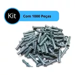 ECOLIDER BUCHA FIXACAO 8 C/ ANEL (C/ 1000 PECAS) 