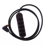 EXTENSAO 2P+T 5M (CABO PP) ECOSTIK 