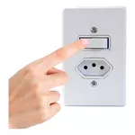 RADIAL 1902.216 LINHA R 1 TECLA SIMPLES + TOMADA BR 20A 