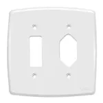  PLACA 4X4 P/ TOM REDONDA+INTER 1 TECLA BRANCA ILUMI 249F