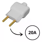 PINO MACHO PRENSA CABO 2P 20A 250V BR PAC 10 ILUMI 14241 