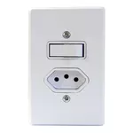 RADIAL 1902.216 LINHA R 1 TECLA SIMPLES + TOMADA BR 20A 