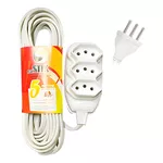 EXTENSAO SIMPLES BRANCA 5 METROS ECOSTIK 