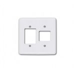  PLACA 4X4 PARA INTERRUPTORES TRIPLO + INTERN DUPLO SEPARADOS BRANCA 255L