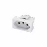 MODULO TOMADA 2P+T BRANCA 20A RADIAL 1803.177 PEROLA 