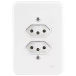  2 TOMADAS 2P+T DISTANCIADA 20A RADIAL 1901.217 POLLAR