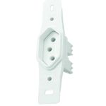 TOMADA FIXA 2P+T 20A BRANCA S/PL RADIAL 1901.177 POLLAR MODULO 