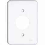  ESPELHO PLACA RADIAL POLLAR 4X2 1 POSTO REDONDO 1702.003 