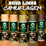 Spray Camuflagem Militar Colorart 300ml Todas As Cores
