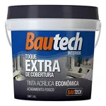 TINTA LATEX ACRILICO ECONOMICO BRANCO 3,6LT BAUTECH 