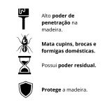 Mata Cupim Jimo Incolor 400ml + Agulha De Aplicação