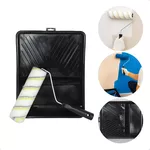 KIT PARA PINTURA COMPEL (BANDEJA, ROLO DE LÃ SINT 23CM E SUPORTE)