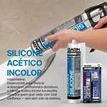 GARIN SILICONE BOND ACETICO INCOLOR BLISTER 50G