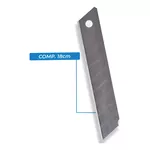  LAMINAS P/ ESTILETE 18MM 8TC CX 10 PECAS EDA 