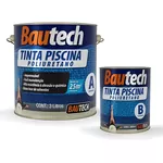 BAUTECH KIT ESMALTE PU P/ PISCINA AZUL 4,0L 